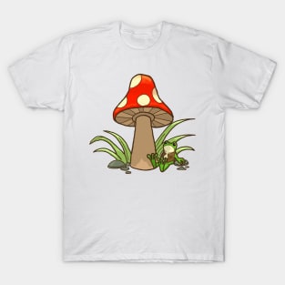 Frog Under the Mushroom T-Shirt